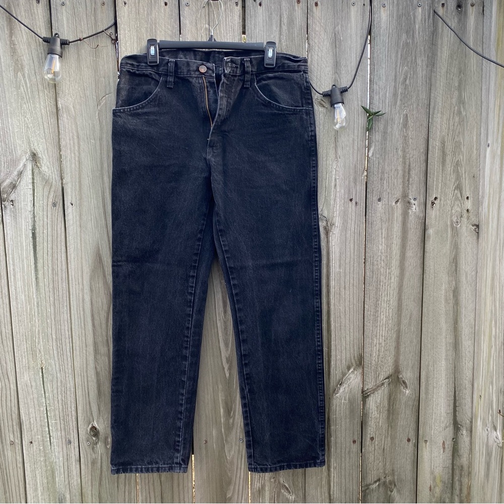 Rustler Men's Black Straight Jeans‎